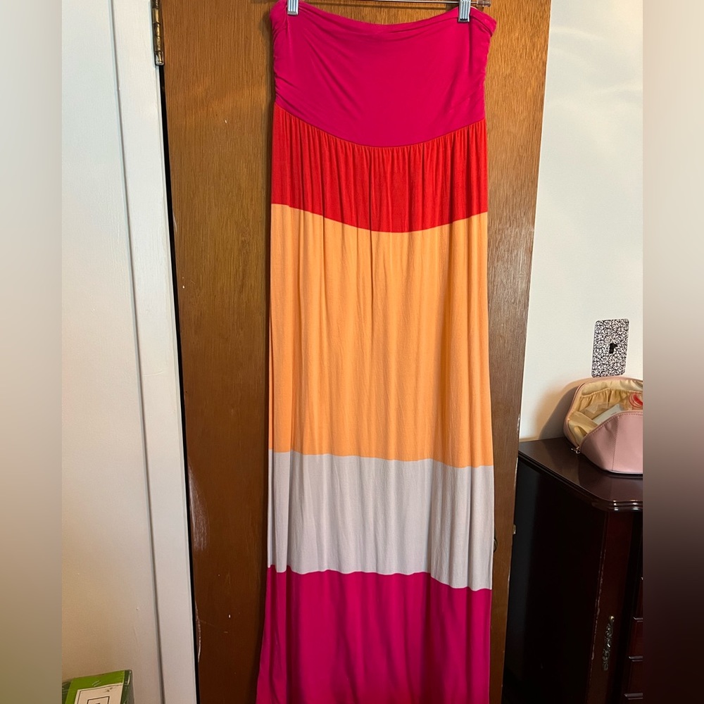 Old Navy Color Block Maxi Dress